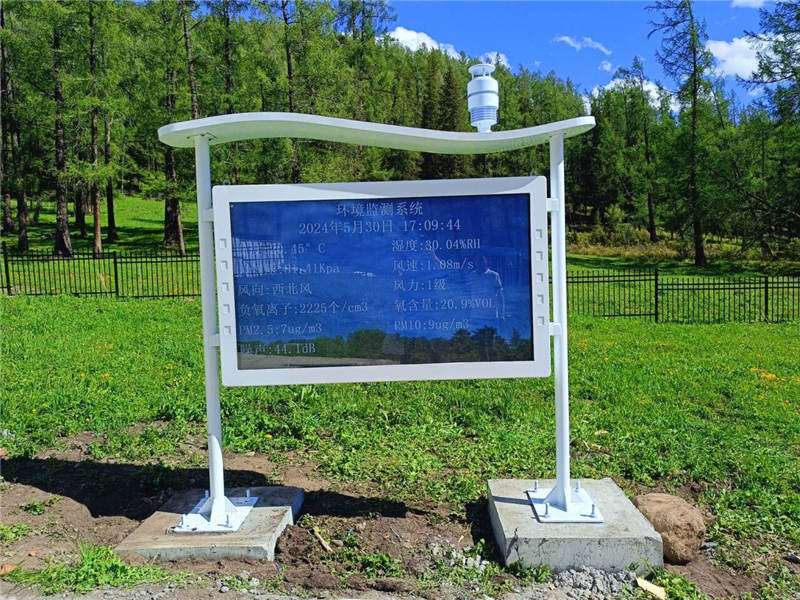 負氧離子在線監(jiān)測系統(tǒng)案例實拍